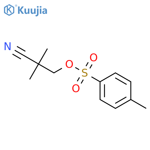 2-Cyano-2-methylpropyl 4-methylbenzenesulfonate structure