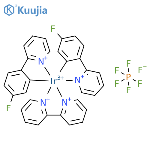 (Ir[p-Fppy]2(bpy))PF6 structure