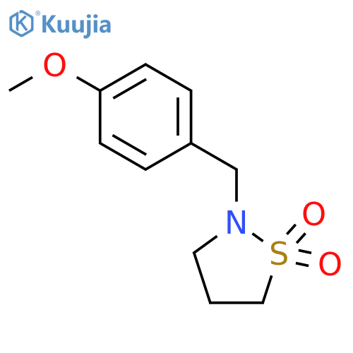 2-(4-Methoxybenzyl)isothiazolidine 1,1-dioxide structure
