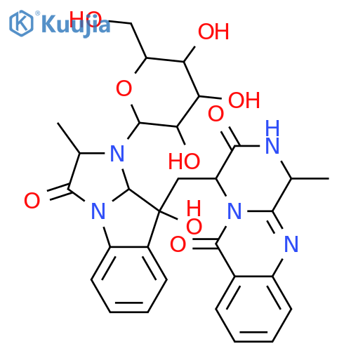 Fumiquinazoline A; N19-β-D-Glucopyranosyl structure