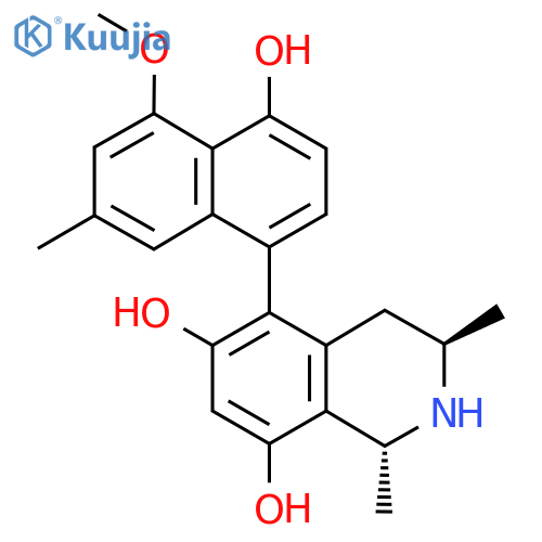 Korupensamine A structure