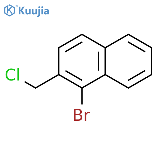1-bromo-2-(chloromethyl)naphthalene structure