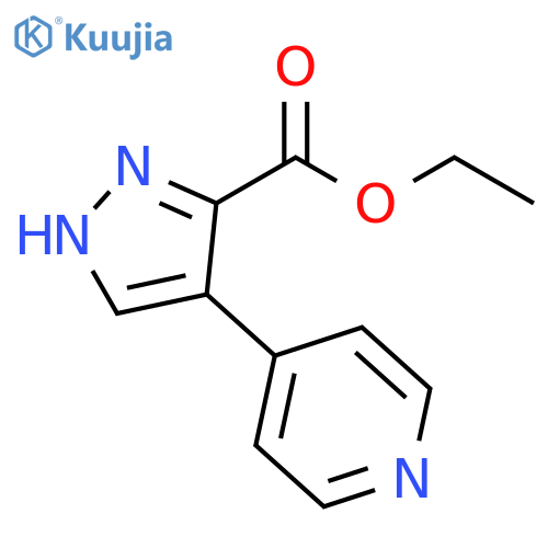 ethyl 4-(4-pyridyl)-1H-pyrazole-3-carboxylate structure