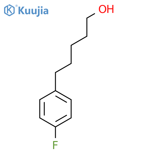 5-(4-fluorophenyl)pentan-1-ol structure