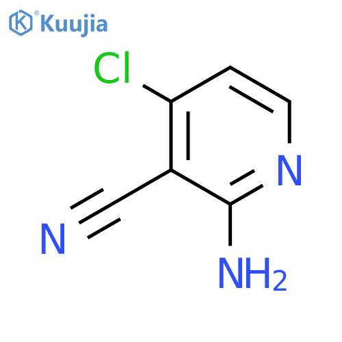 2-Amino-4-chloronicotinonitrile structure