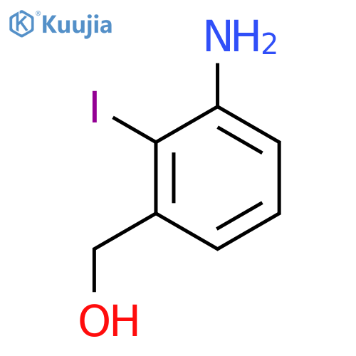 3-Amino-2-iodobenzyl alcohol structure