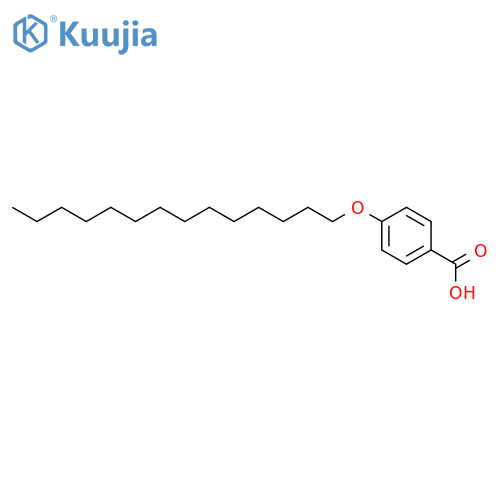 Benzoic acid,4-(tetradecyloxy)- structure