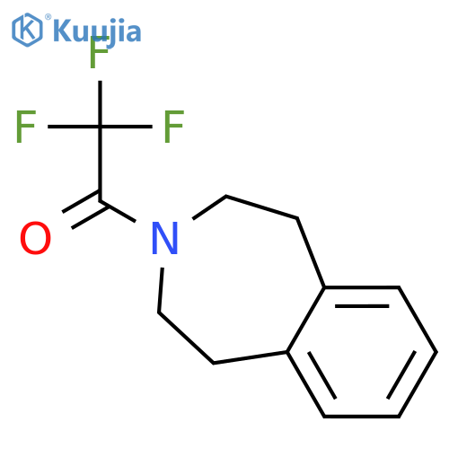 1H-3-Benzazepine, 2,3,4,5-tetrahydro-3-(trifluoroacetyl)- structure