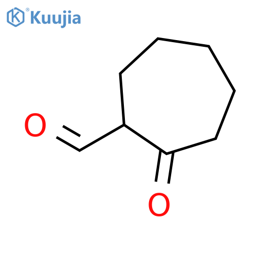 2-oxocycloheptane-1-carbaldehyde structure