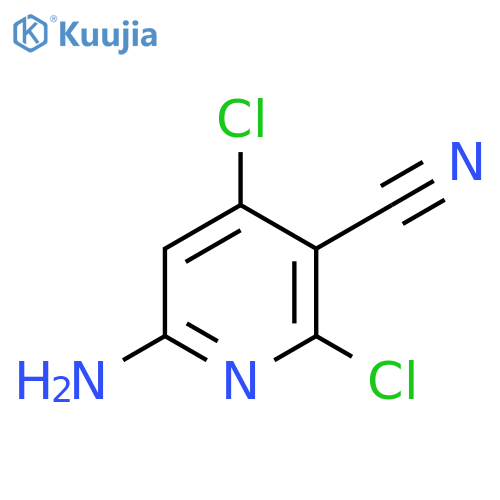 6-amino-2,4-dichloro-pyridine-3-carbonitrile structure