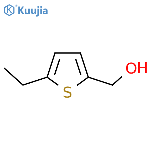 (5-ethylthiophen-2-yl)methanol structure