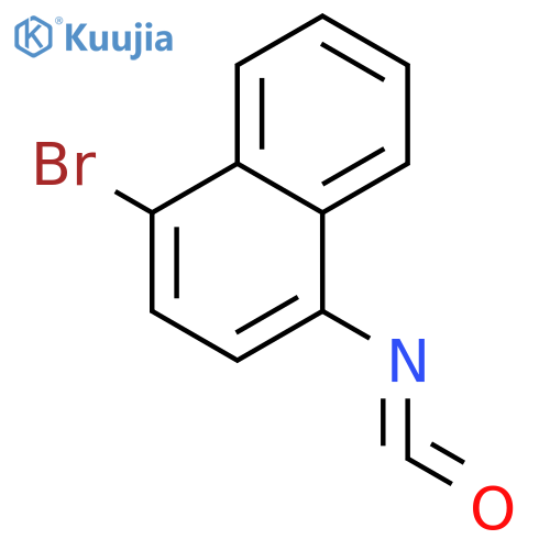 1-Bromo-4-isocyanatonaphthalene structure