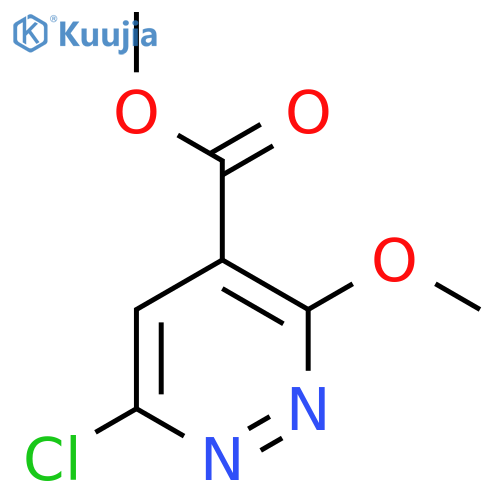 Methyl 6-chloro-3-methoxypyridazine-4-carboxylate structure