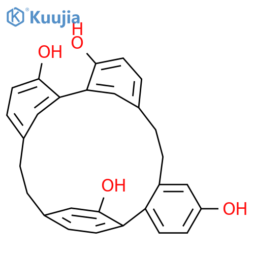 5,8-Etheno-11,15:16,20-dimethenobenzocycloeicosene-2,6,14,17-tetrol, 9,10,21,22-tetrahydro- structure