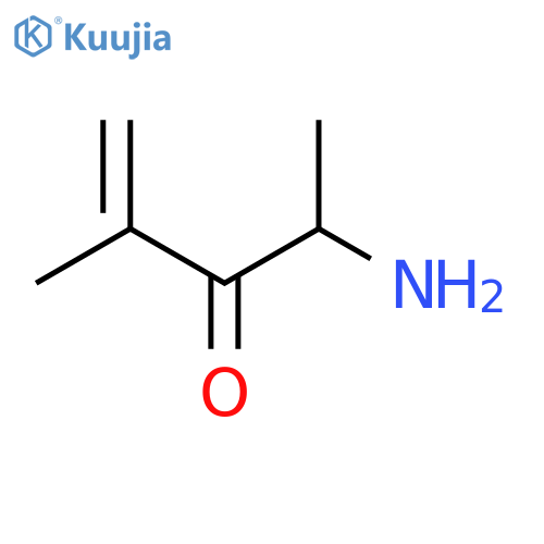 4-amino-2-methylpent-1-en-3-one structure