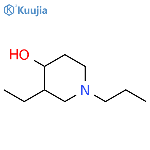 3-ethyl-1-propylpiperidin-4-ol structure