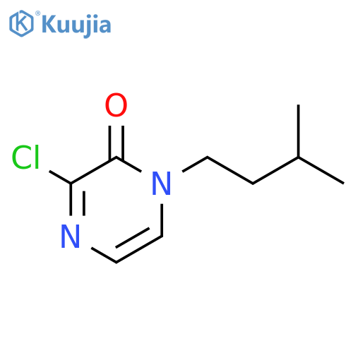 3-chloro-1-isopentylpyrazin-2(1H)-one structure