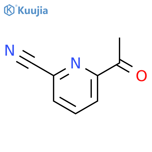 6-acetylpyridine-2-carbonitrile structure