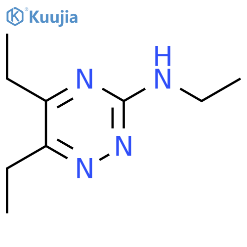 N,5,6-Triethyl-1,2,4-triazin-3-amine structure