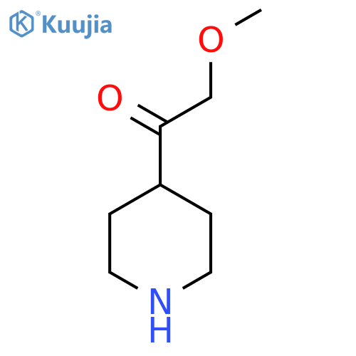 2-Methoxy-1-(piperidin-4-yl)ethan-1-one structure