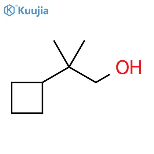 2-CYCLOBUTYL-2-METHYLPROPAN-1-OL structure