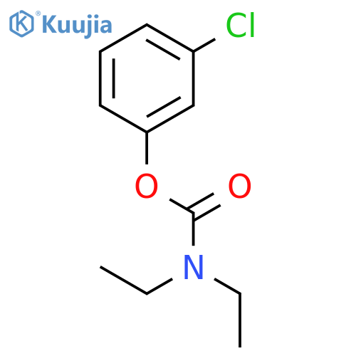 3-chlorophenyl N,N-dimethyl O-carbamate structure