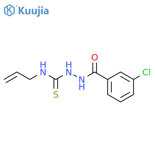 N-Allyl-2-(3-chlorobenzoyl)hydrazinecarbothioamide structure