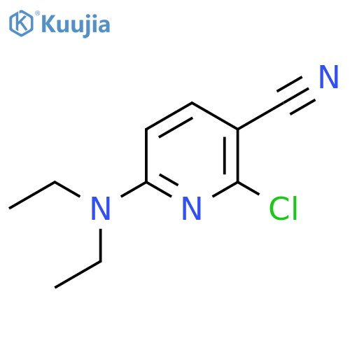 2-Chloro-6-(diethylamino)pyridine-3-carbonitrile structure