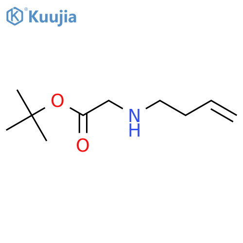 tert-butyl 2-(but-3-en-1-yl)aminoacetate structure