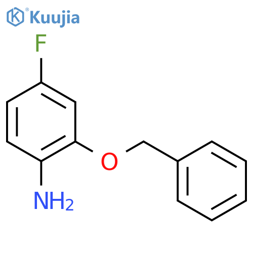 2-Benzyloxy-4-fluoroaniline structure