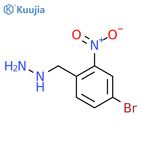 (4-bromo-2-nitrophenyl)methylhydrazine structure