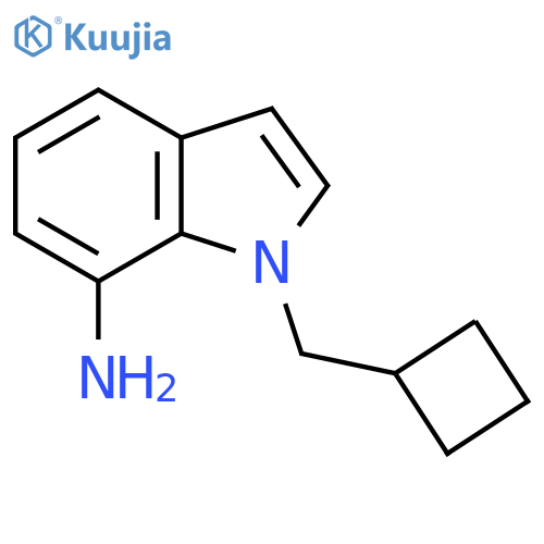 1-(cyclobutylmethyl)-1H-indol-7-amine structure