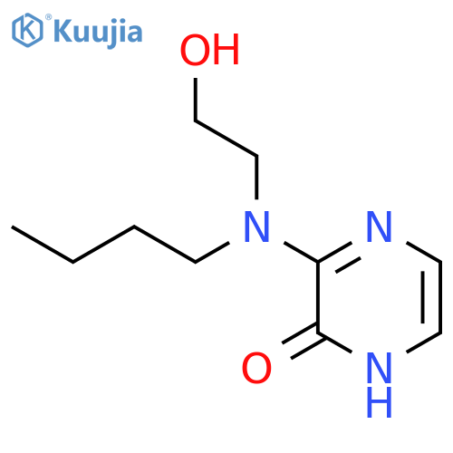 3-[Butyl(2-hydroxyethyl)amino]-1,2-dihydropyrazin-2-one structure