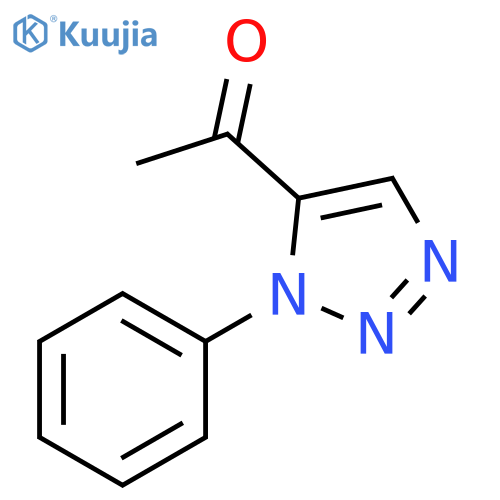 1-(1-phenyl-1H-1,2,3-triazol-5-yl)ethan-1-one structure