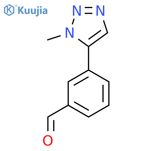 3-(1-Methyl-1H-1,2,3-triazol-5-yl)benzaldehyde structure
