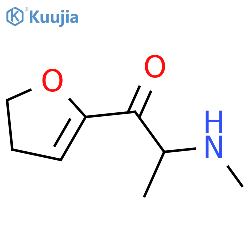 1-(4,5-Dihydrofuran-2-yl)-2-(methylamino)propan-1-one structure
