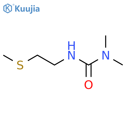 3,3-Dimethyl-1-[2-(methylsulfanyl)ethyl]urea structure