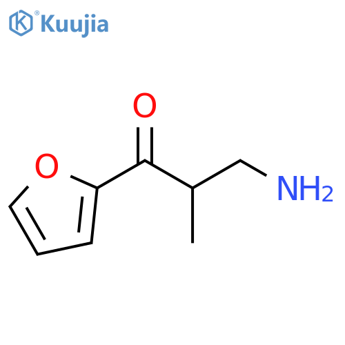 3-Amino-1-(2-furanyl)-2-methyl-1-propanone structure