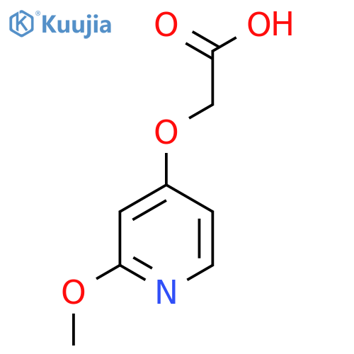 2-(2-methoxypyridin-4-yl)oxyacetic acid structure
