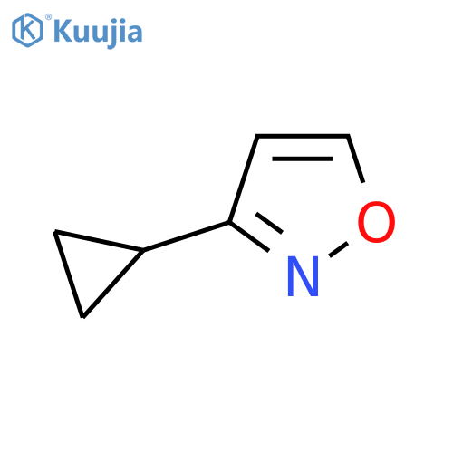 3-cyclopropyl-1,2-oxazole structure