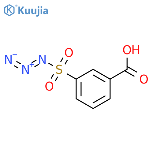 Benzoic acid,3-(azidosulfonyl)- structure