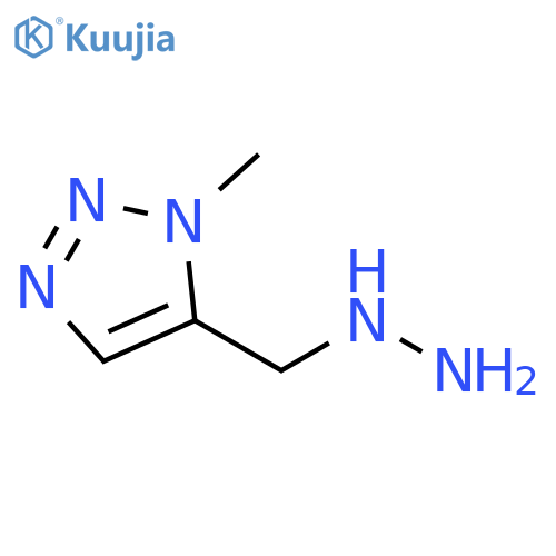5-(hydrazinylmethyl)-1-methyl-1H-1,2,3-triazole structure