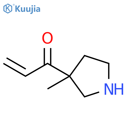 2-Propen-1-one, 1-(3-methyl-3-pyrrolidinyl)- structure