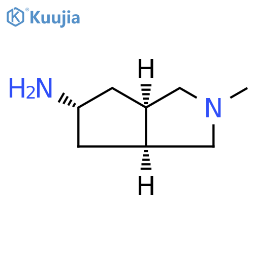 (3aR,5s,6aS)-2-methyloctahydrocyclopenta[c]pyrrol-5-amine structure