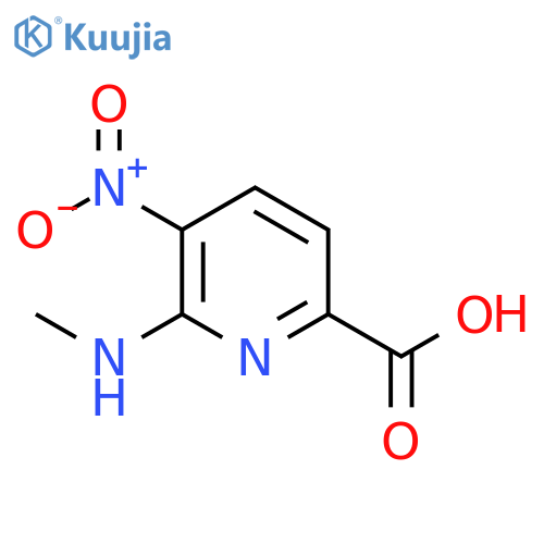 6-(methylamino)-5-nitropyridine-2-carboxylic acid structure