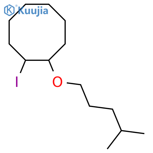 1-iodo-2-(4-methylpentyl)oxycyclooctane structure