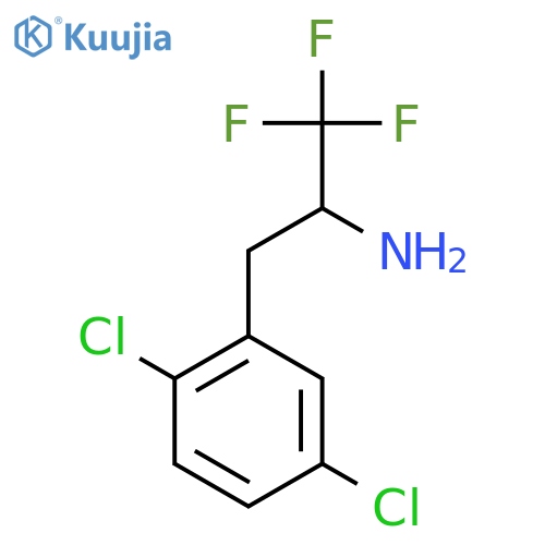 3-(2,5-dichlorophenyl)-1,1,1-trifluoropropan-2-amine structure