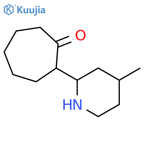 2-(4-methylpiperidin-2-yl)cycloheptan-1-one structure