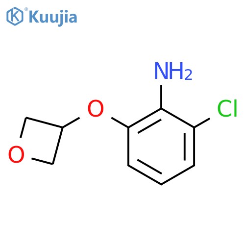 2-Chloro-6-(oxetan-3-yloxy)aniline structure