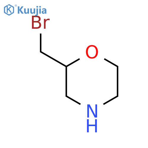 2-(Bromomethyl)morpholine structure